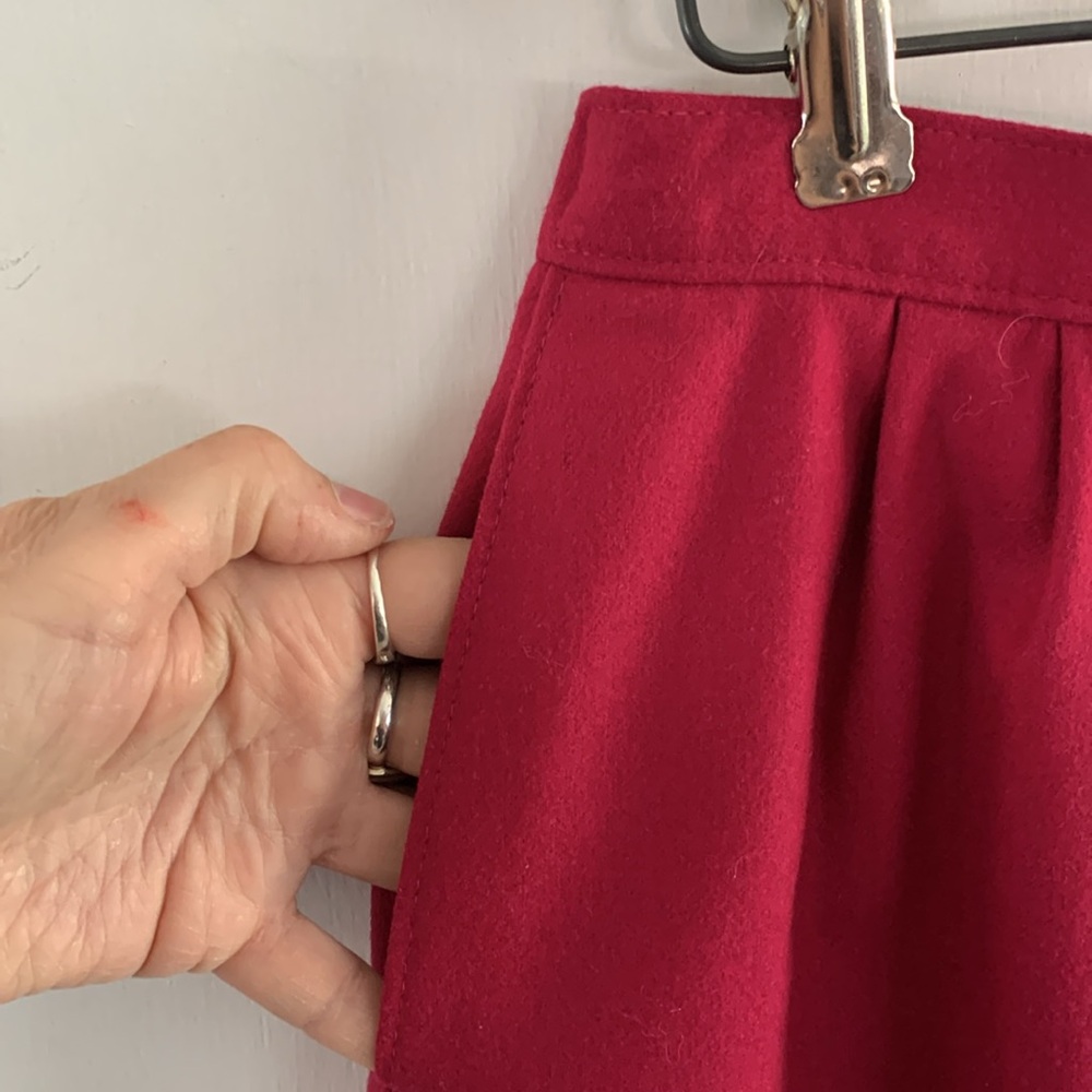 Pendleton Vintage Raspberry Pink Wool Pencil Skir… - image 4